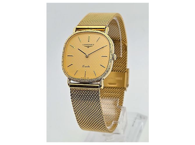 Montre Longines Quartz Plaqué Or Doré - vue 2