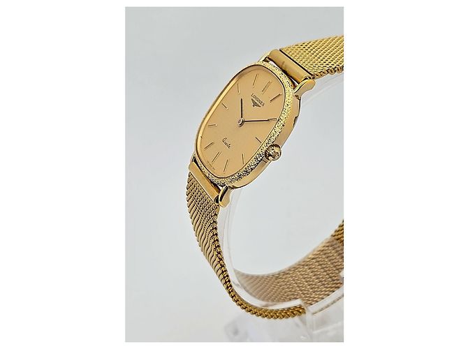 Montre Longines Quartz Plaqué Or Doré - vue 4