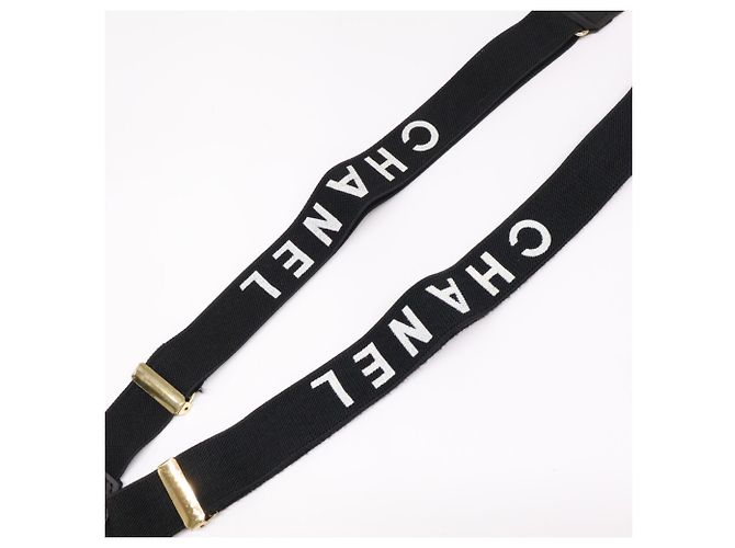 Liguero Chanel Coco Mark Negro Dorado - vista 3