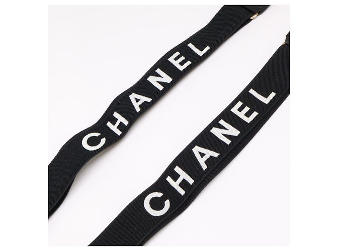 Liguero Chanel Coco Mark Negro Dorado - vista 6