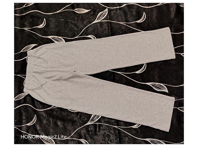 Pantalones de chándal Céline de algodón gris - vista 10