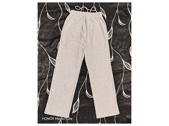 Pantalones de chándal Céline de algodón gris - vista 6