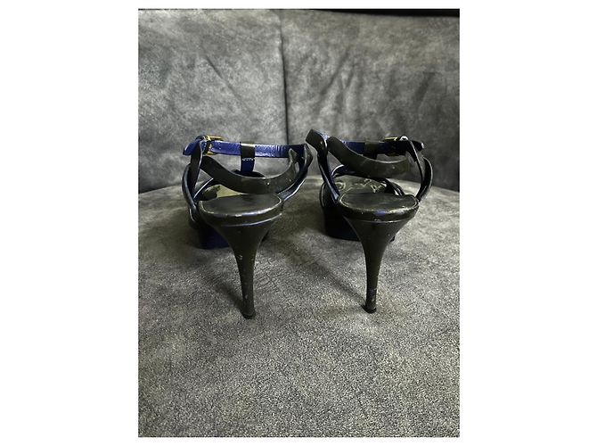 Saint Laurent Sandali Tribute Nero - vista 9
