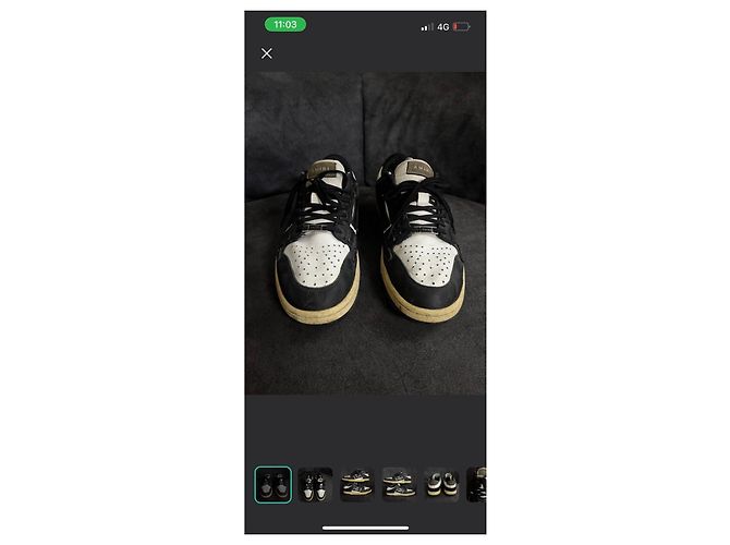 Amiri Skeleton Sneakers Low Top Nero Bianco - vista 12