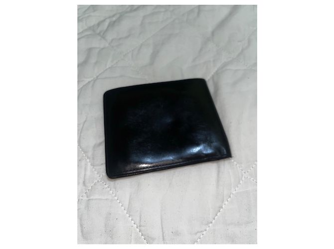 Balenciaga Leather Bi-Fold Wallet Brown Black - view 3