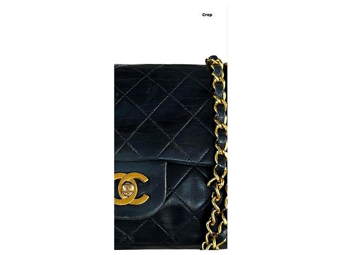 Timeless Borsa Chanel Small Classic Double Flap in pelle nera Nero - vista 14