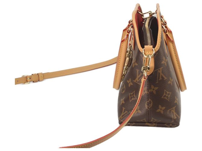 Borsa a Spalla Louis Vuitton Monogram Evermore PM Marrone - vista 2