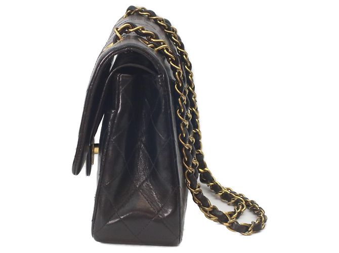 Timeless Borsa a tracolla Chanel A01112 in pelle di agnello nera Nero - vista 2