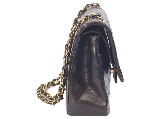 Timeless Borsa a tracolla Chanel A01112 in pelle di agnello nera Nero - vista 4