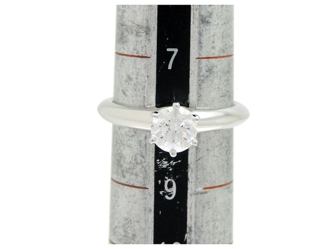 Tiffany & Co. Solitär-Diamantring aus Platin 950 - Ansicht 7