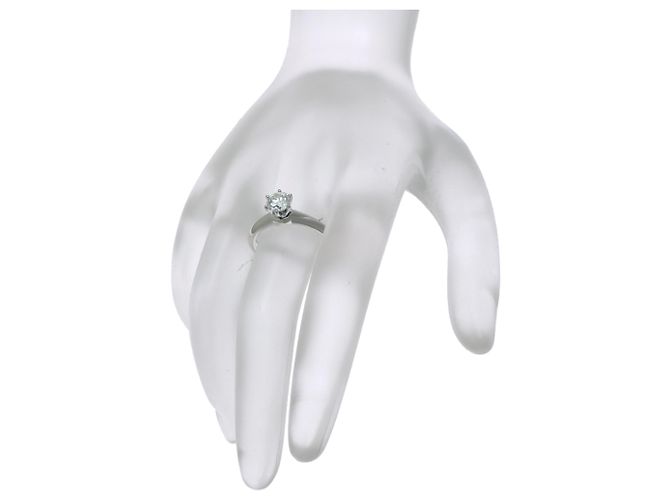 Tiffany & Co. Solitär-Diamantring aus Platin 950 - Ansicht 8