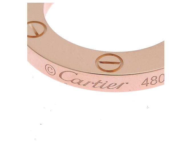 Collana Love Circle in oro rosa 18K Cartier - vista 4