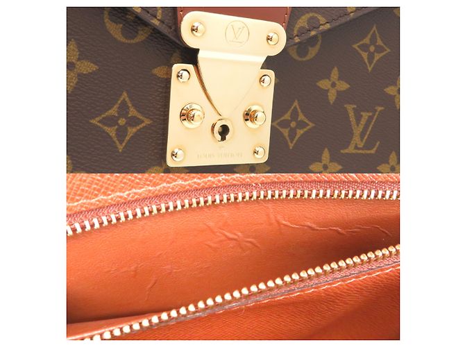 Borsa Louis Vuitton Monceau 26 Marrone - vista 10