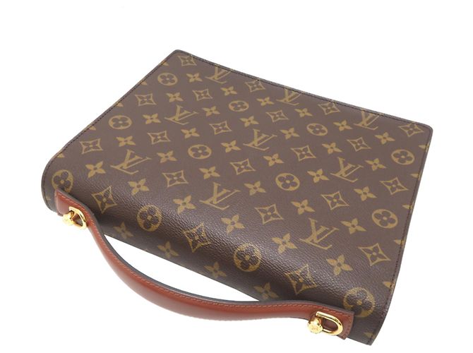 Borsa Louis Vuitton Monceau 26 Marrone - vista 4
