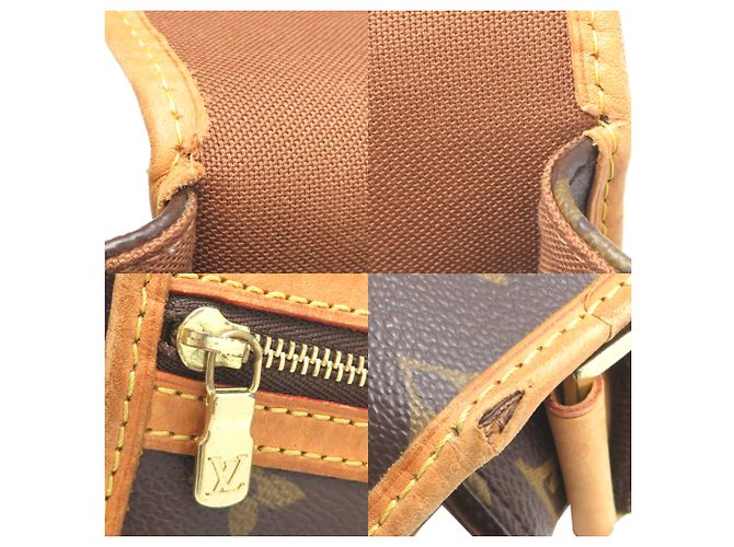 Borsa a Spalla Louis Vuitton Messenger Bosphore PM Marrone Monogram - vista 10