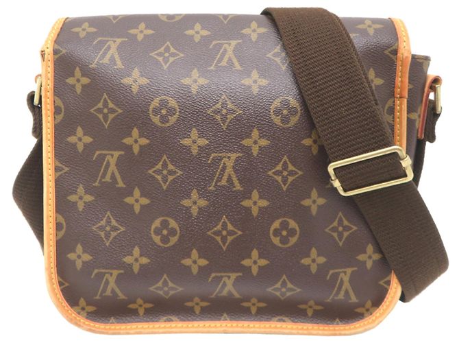 Borsa a Spalla Louis Vuitton Messenger Bosphore PM Marrone Monogram - vista 2