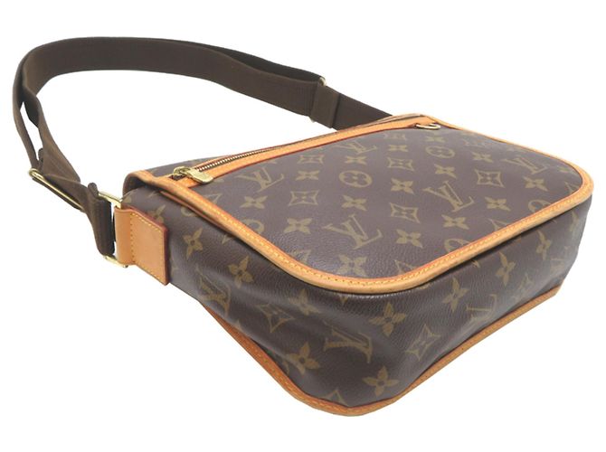 Borsa a Spalla Louis Vuitton Messenger Bosphore PM Marrone Monogram - vista 3