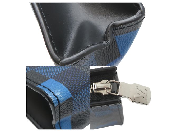 Pochette Voyage MM da uomo Louis Vuitton Nero Blu - vista 9