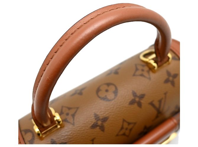 Borsa a Spalla Louis Vuitton Dauphine Capital Marrone Monogramma - vista 5