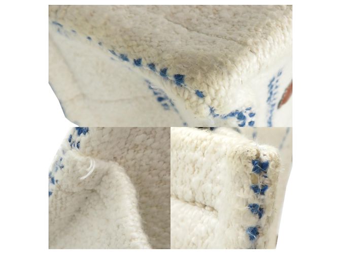 Céline Borsa a tracolla cabas Thais da donna Celine Small Marrone Bianco Blu - vista 10