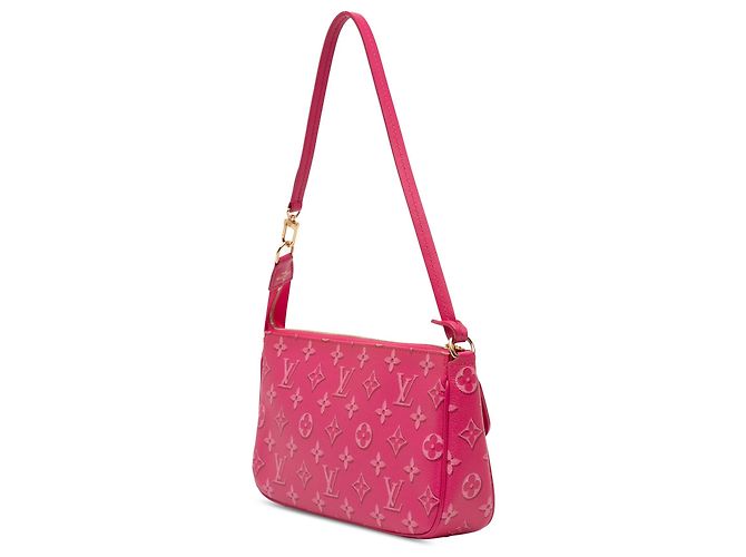Louis Vuitton Pink Fall For You Monogram Maxi Multi Pochette Accessoires Rosa - vista 2
