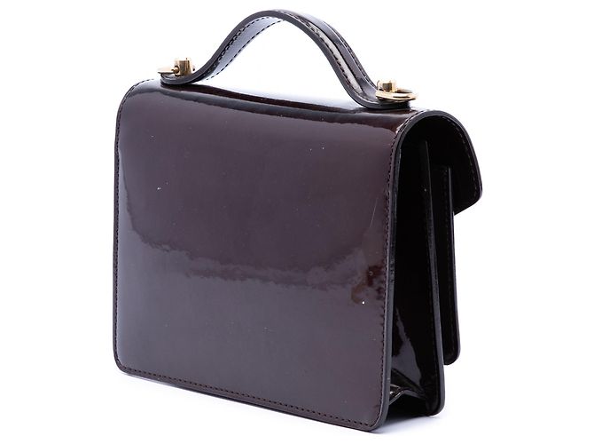 Louis Vuitton Purple Vernis Monceau BB Porpora - vista 2