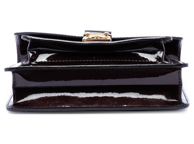 Louis Vuitton Purple Vernis Monceau BB Porpora - vista 3