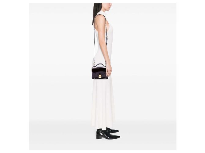 Louis Vuitton Purple Vernis Monceau BB Porpora - vista 6