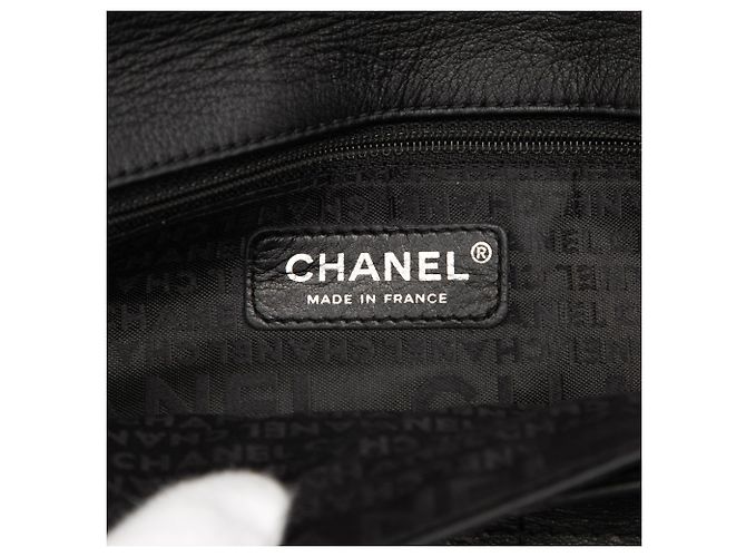 Sac à bandoulière Chanel Reissue 2.55 en agneau Black Chocolate Bar Noir - vue 5