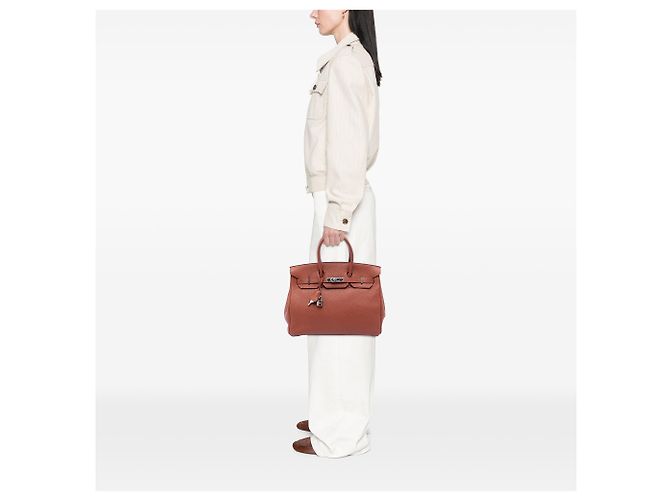 Hermès Red Togo Birkin Retourne 35 Rosso - vista 7
