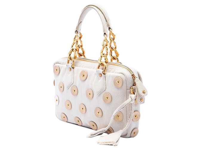 Louis Vuitton Bianco a pois Panama Tinkerbell - vista 2