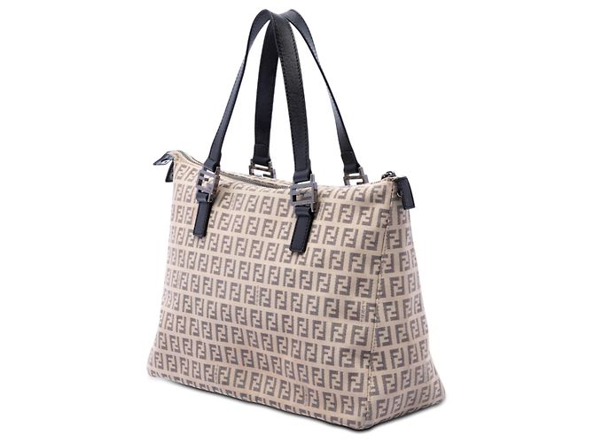 Fendi Zucchino Canvas Tote in Beige - Ansicht 2