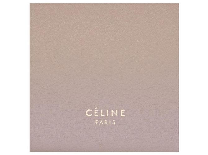 Céline Celine Mini Belt Bag in pelle di vitello liscia beige - vista 5