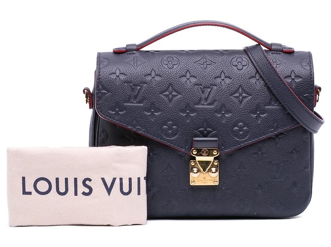 Louis Vuitton Pochette Metis in pelle Monogram Empreinte blu Blu navy - vista 7