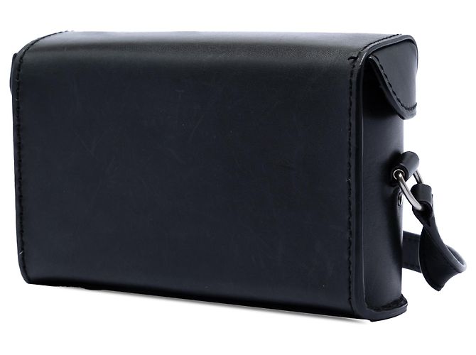 Borsa a tracolla Saint Laurent in pelle nera Tuc Box Nero - vista 2