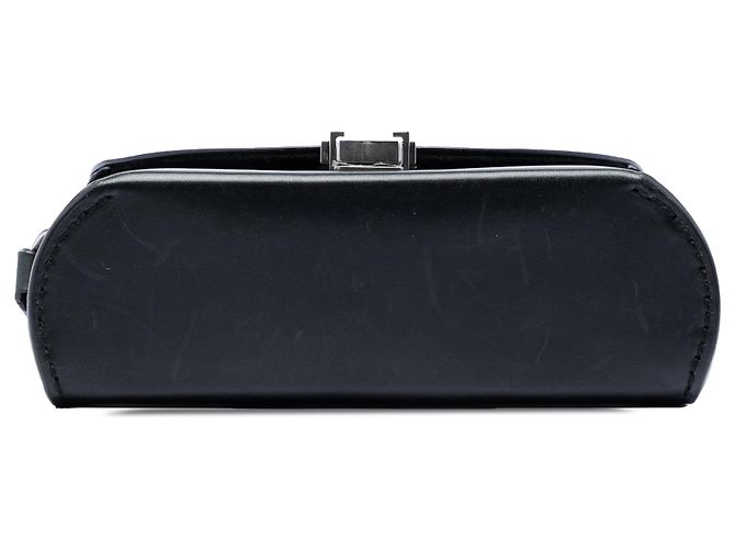 Borsa a tracolla Saint Laurent in pelle nera Tuc Box Nero - vista 3