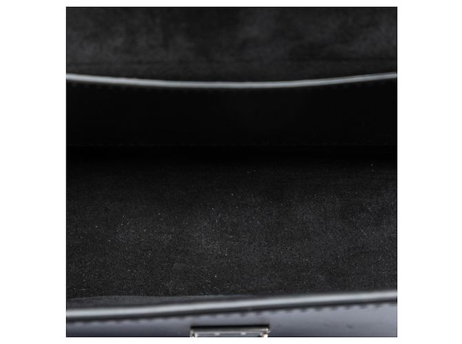 Borsa a tracolla Saint Laurent in pelle nera Tuc Box Nero - vista 4