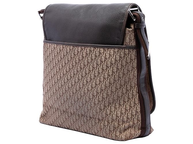 Dior Marrone Diorissimo Trotter Canvas Street Chic Crossbody - vista 2