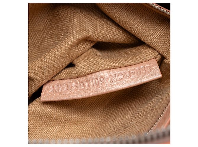 Borsa a tracolla Fendi Selleria in pelle rosa - vista 6