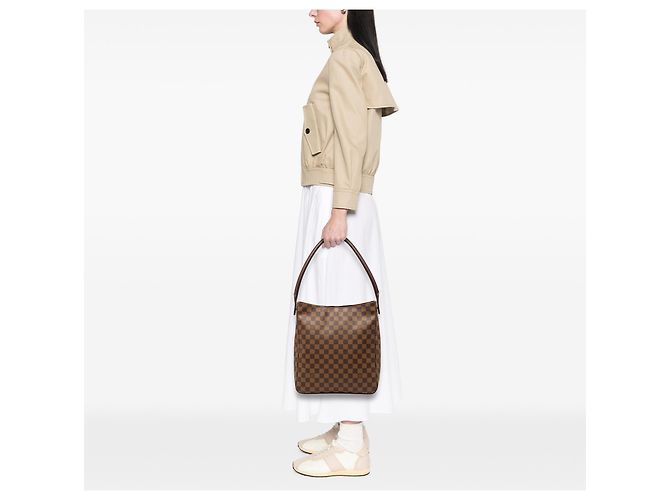 Louis Vuitton Marrone Damier Ebene Looping GM - view 7
