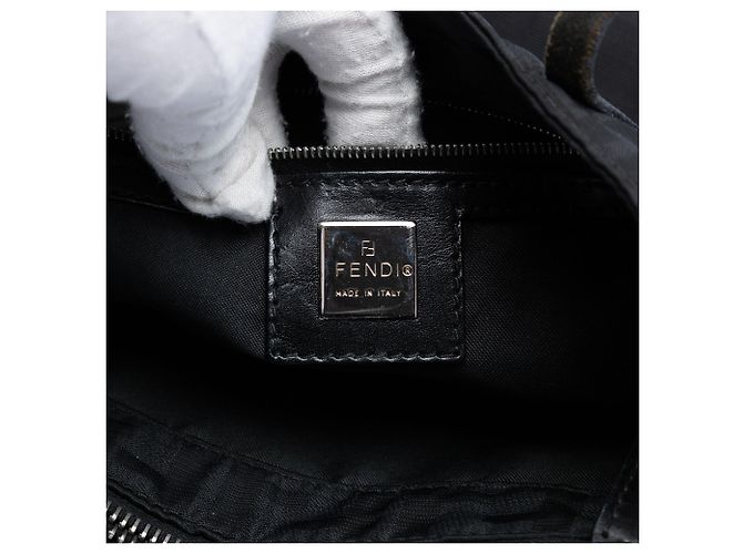 Fendi Black Zucca Canvas Tote Schwarz - Ansicht 5