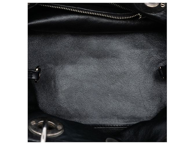 Dior Black Medium Woven Calfskin Soft Lady Dior Nero - vista 4