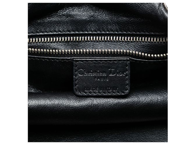 Dior Black Medium Woven Calfskin Soft Lady Dior Nero - vista 5