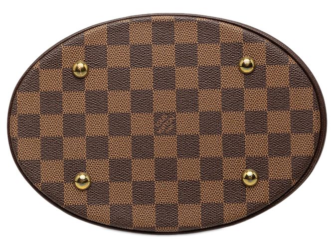 Louis Vuitton Marrone Damier Ebene Marais - vista 3