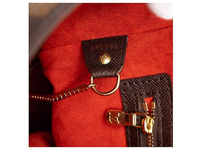 Louis Vuitton Marrone Damier Ebene Marais - vista 6
