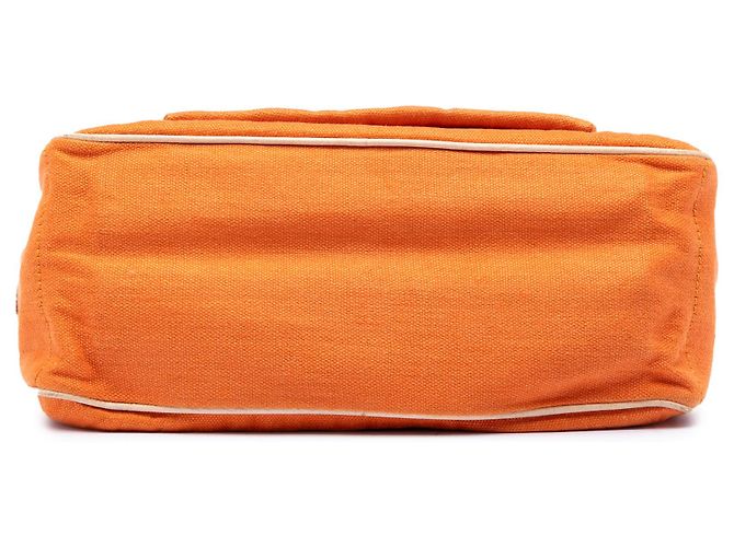 Céline Borsa Boogie in tela arancione Celine - vista 3