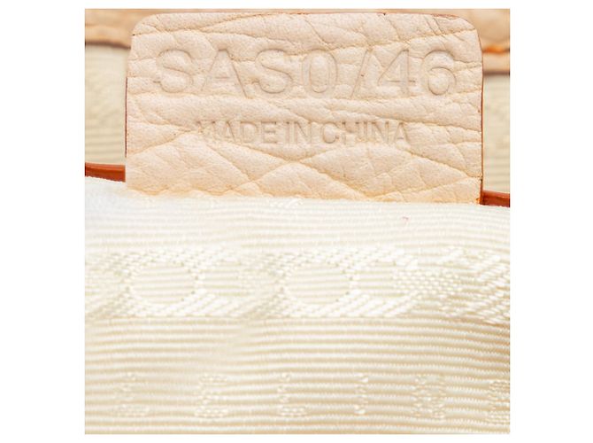 Céline Borsa Boogie in tela arancione Celine - vista 6