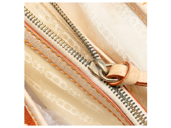 Céline Borsa Boogie in tela arancione Celine - vista 7