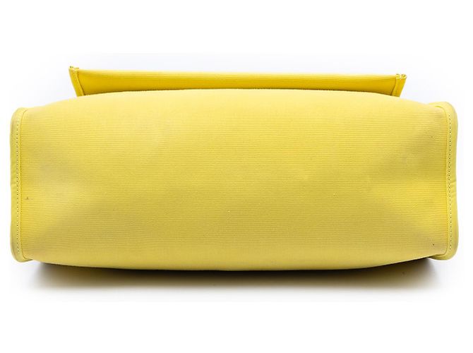 Hermès Yellow Toile Herbag Zip 31 Bordò - vista 3