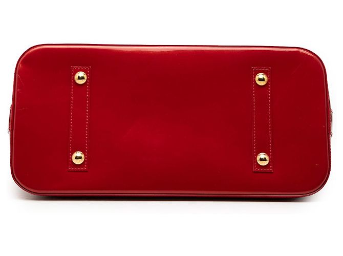 Louis Vuitton Red Monogram Vernis Alma GM - view 3